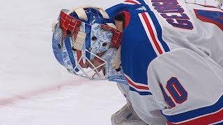 Alexandar Georgiev mistakenly sprints to the bench on non-penalty call