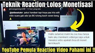 Cara reaction video di Youtube lolos monet   youtuber pemula   youtuber pemula handphone