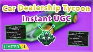 [UGC LIMITED] Car Dealership Tycoon | Instant UGC Script