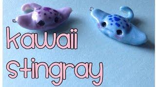 Kawaii Stingray Polymer Clay Tutorial - Ocean Collab