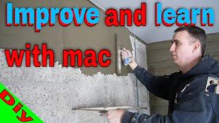 How To Float A Wall Ready For  Plastering Using  Sand And Cement