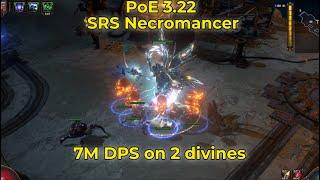 [PoE 3.22] Poison SRS Necromancer. T16 Maps