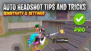 M24 Auto Headshot Pro Tips - Eye Button Trick  | PUBG MOBILE / BGMI (Tips & Tricks)