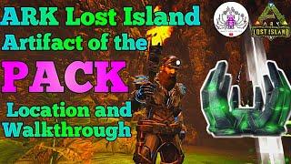 ARK Lost Island Artifact of the Pack Cave Location and Walkthrough