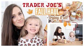 HUGE FALL TRADER JOE'S HAUL 2019 // Tasting them ALL  // Simply Allie