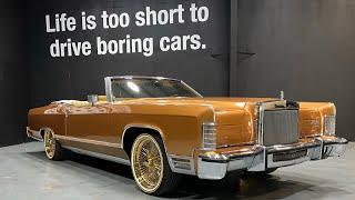 1978 Lincoln Continental Convertible $51,995