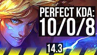 EZREAL & Karma vs ASHE & Leona (ADC) | 10/0/8, 72% winrate, Legendary | EUW Grandmaster | 14.3