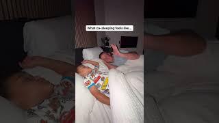 The reality of co-sleeping  #couple #cosleeping #husbandandwife