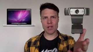 Macbook Pro iSight Camera vs Logitech Pro Webcam 930e review