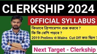 PSC Clerkship syllabus 2024 // WBPSC Clerkship syllabus and Strategy // #clerkship2024 #wbpsc