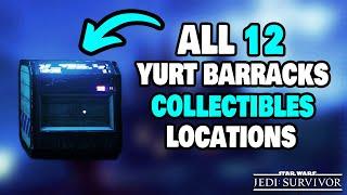 ALL 12 Yurt Barracks Collectibles Locations in Star Wars Jedi Survivor (STEP-BY-STEP)