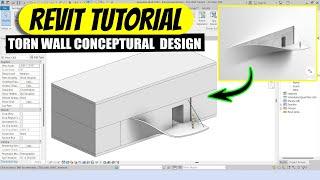 EASY Revit Modeling Hack: Create Amazing Torn Wall Conceptual Design