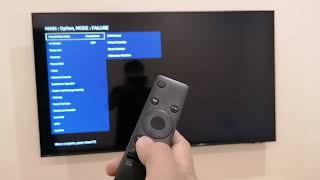 Samsung Hotel TV Smart Remote Service Code and network settings