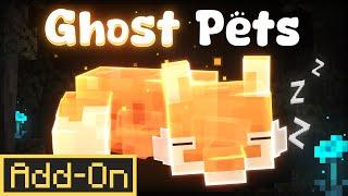 GHOST PETS ADDON Are The BEST Survival Companions in Minecraft Bedrock!