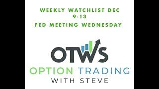 OTWS Weekly Watchlist DEC 9 13