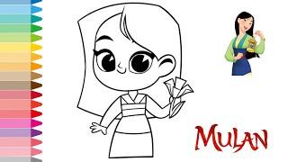 How to draw Mulan | Easy Drawing for Kids | Drawing