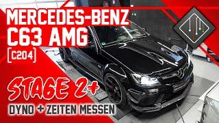 Mercedes-Benz C63 AMG (W204) I Stage 2 | Tuning - Dyno - Logs - 100-200 km/h | mcchip-dkr