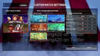 APEX LEGENDS CUSTOM MATCH MENU LEAK