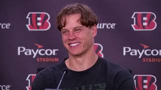 Watch: Bengals, Burrow hold news conference on contract extension