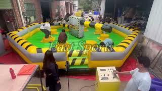 Commercial Inflatable Rotating Arm Sweeper Wipeout Game#inflatablegame #inflatable