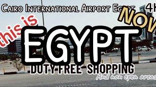 The Arab Republic Of #Egypt, Cairo International Airport Duty Free /Arial view Of The #Nile #4k 