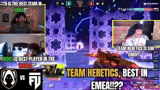 Sliggytv, shanks and curry react to Team Heretics vs FUT