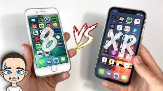 iPhone XR или iPhone 8 ? БИТВА ВЕКА - МАЛЫШ И КАЛЕКА! ЧТО ВЫБРАТЬ?