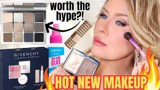 TESTING THE HOTTEST NEW MAKEUP RELEASESMakeup By Mario, NYX, Dior & More!