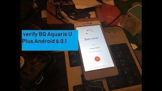 bypass FRP Google Account verify BQ Aquaris U Plus Android 6.0.1