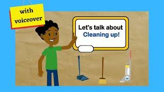 Let's Talk About Cleaning Up (with voiceover)