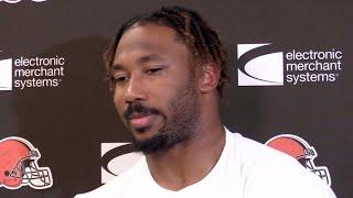 Myles Garrett questions roughing the passer penalties being called in the NFL