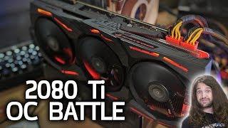 RTX 2080 Ti Overclocking Battle with GamersNexus!