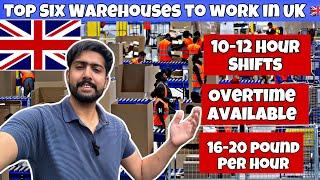 Six Best Warehouse To Work In UK  2024  | Warehouse Jobs in UK  #uk #warehouse #jobs