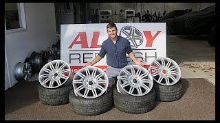 HOW TO PROFESSIONALLY REFURBISH ALLOY WHEELS! *Complete Guide*