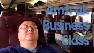 Business Class on Amtrak review