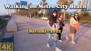 Walking on Metro city beach - Batumi - 2022 