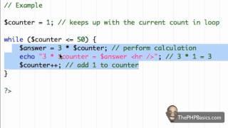 Tutorial 15 - PHP While Loop