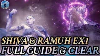 { FF7: Ever Crisis } SHIVA & RAMUH EX1 FULL GUIDE & CLEAR! Simple Strategy for WINNING THIS FIGHT!!