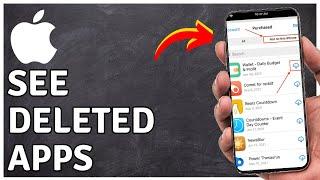 How to See Recently Deleted Apps On iPhone | iPhone Tutorial