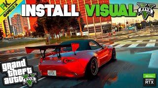 How To Install Visual V (Graphics Mod) in GTA V || GTA 5 Best Graphics Mod For Low End PC|| FREE!!