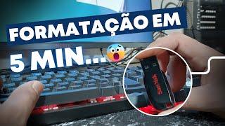 APRENDA A FORMATAR SEU PC FÁCIL EM 5 MIN | PENDRIVE BOOTAVEL PARA WINDOWS 10 E 11 !!!