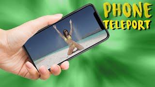 Green Screen Transition - How to teleport through your phone