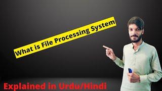 File Processing System in Database || Urdu/Hindi