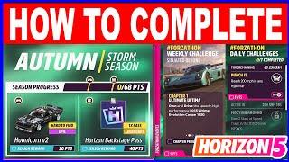 Forza Horizon 5 Festival Playlist Autumn Storm Season Series 42 Horizon Extreme - Update 42