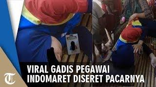 Viral Gadis Pegawai Indomaret Diseret Motor Diduga Sang Pacar, Sempat Lemas dan Ditolong Warga