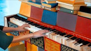 I created a Piano out of Books | Art Project Part 3   