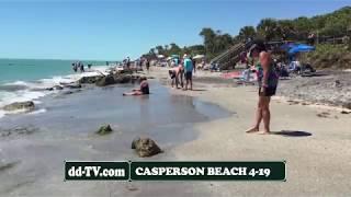 CASPERON BEACH WAVES AND PEOPLE 4 19 Video by Douglas K. Poor