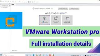 How to install VMware || setup and Full details || VMware 16 pro ||