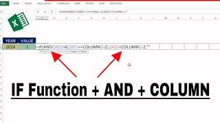 IF Function + And + Column | IF Function Excel | IF Formula in MS Excel | #iffunction | #ifformula