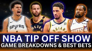 NBA Picks, Predictions and Props Today | Spurs vs 76ers | Pacers vs Warriors | Tip-Off for Dec 23